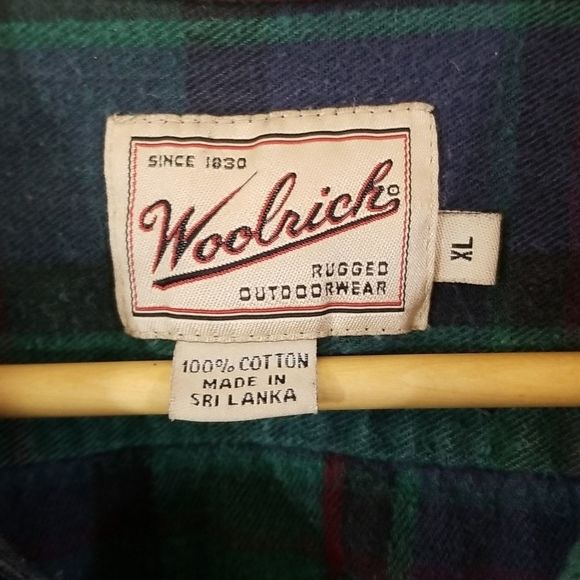 Men’s Woolrich Cotton Flannel Shirt sz XL - Picture 5 of 6